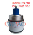 高圧可変的な陶磁器の真空のコンデンサー20~1500pf 12KV CKTB1500/12/120