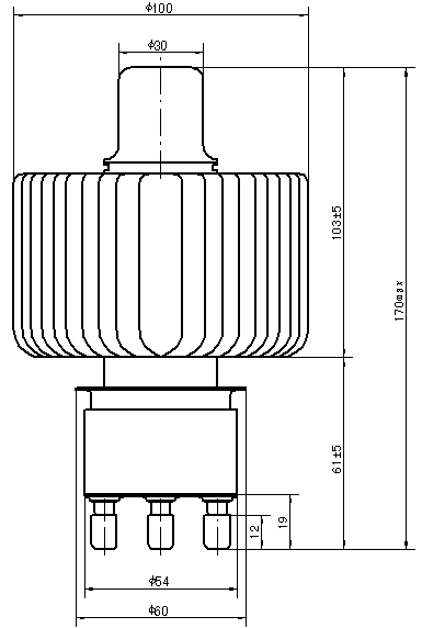 5KW HFの暖房のための7T62R E3062Cと同等の電子管FU3062Fに掃除機をかけて下さい